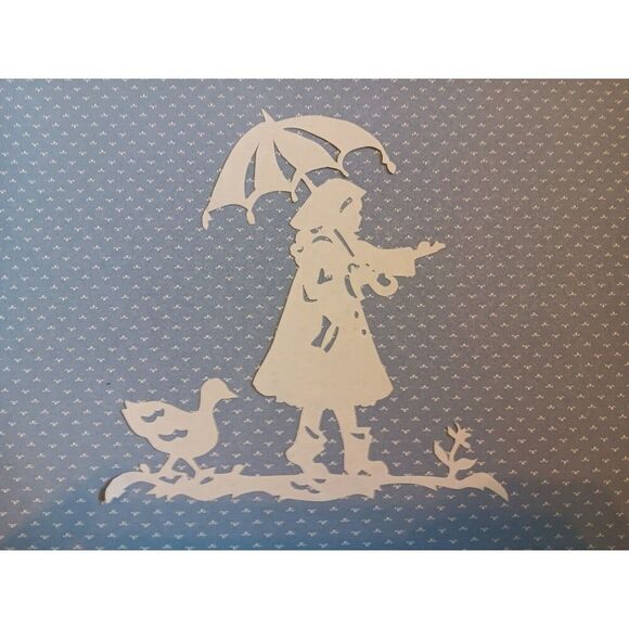 Vintage Lot Of 6 Scherenschnitte Pre-cut Patterns And Backgrounds Lot #4 - Picture 5 of 7